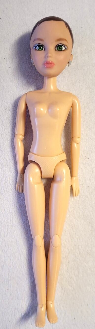 Spin Master Liv Doll Katie Nude Articulated Doll Green Glass Look Eyes Earrings